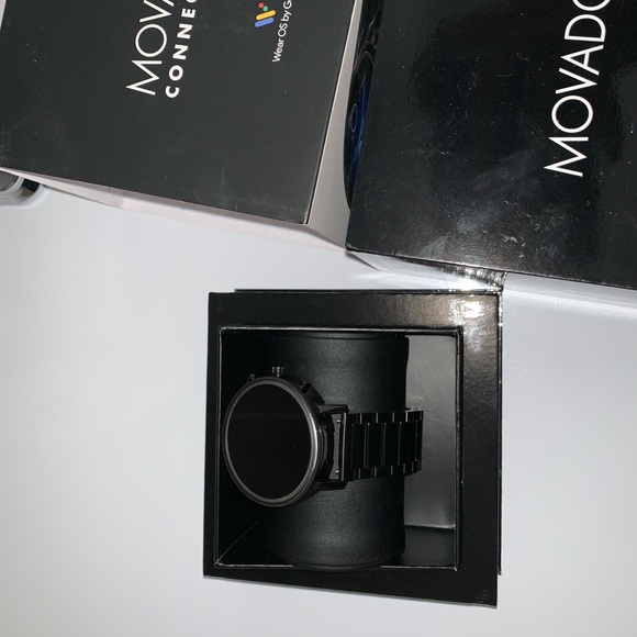 Brand new Movado smart watch. Never used. Still in original box.